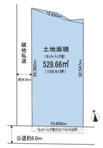 【建築条件無し売地】～春日部市藤塚～